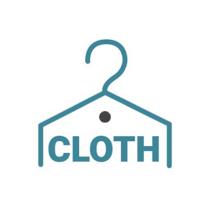 Minimalist Hanger Clothing Brand Logo