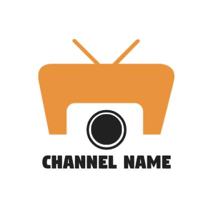 Modern Television YouTube Channel Logo Design