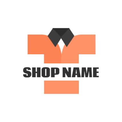 Minimalist T Shaped Clothing Brand Logo