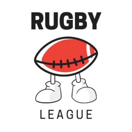 Minimalist Rugby League Sports Logo