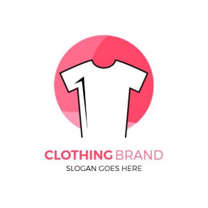 Minimalist Simple T Shirt Clothing Brand Logo