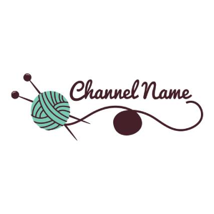 YouTube Channel Logo Design for Teal Yarn