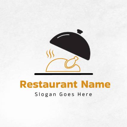 Restaurant Logo for Culinary Delight Yellow Chicken 