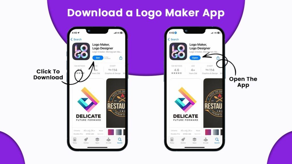 Download a Logo Maker App by LogoWiz