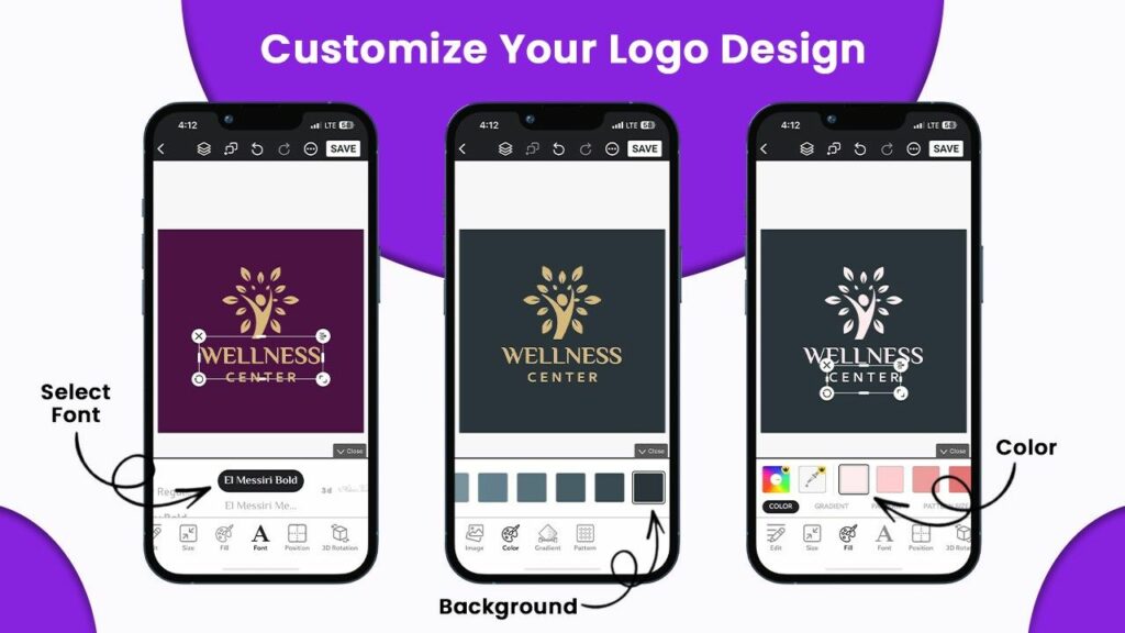 Customize Your Logo Design with Logowiz app