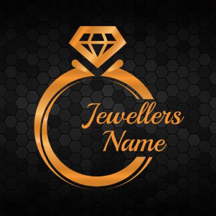 Gold Ring Jewelry Logo
