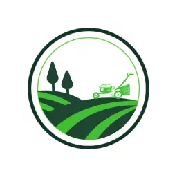 round illustration lawn care logo