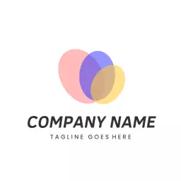 pastel abstract consulting company logo template