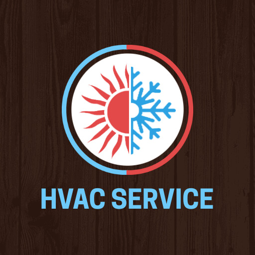 circular pattern with wood texture icon logo