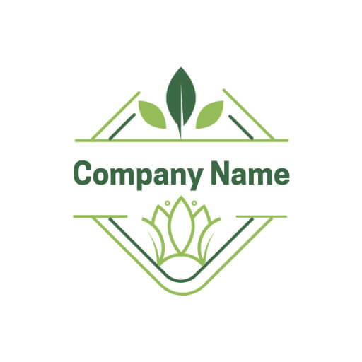 elegant design lawn care logo