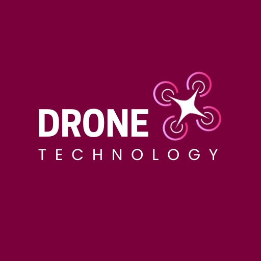 minimal drone logo design template featuring a simple drone outline