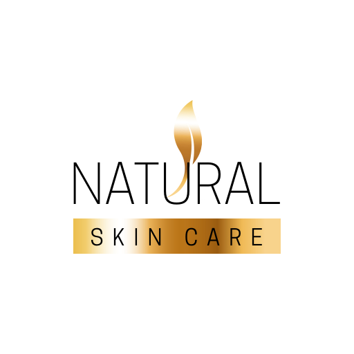 premium skin care logo design template with golden elements