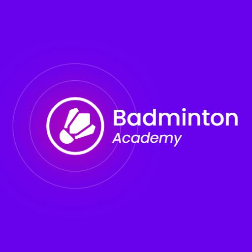 Minimalist Badminton Sports Logo