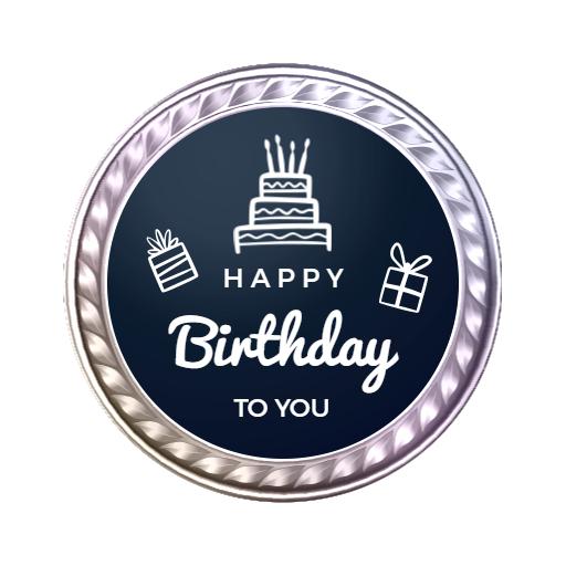 Cake logo in circular vintage style