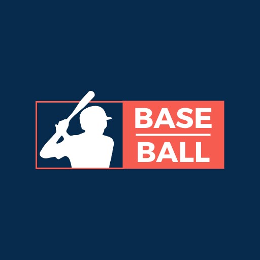 blue and orange baseball logo