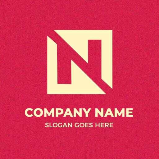 bright red square logo