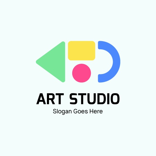 geometric icon art logo design