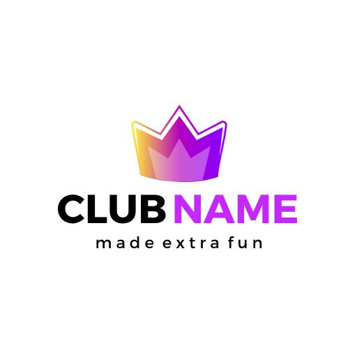 Gradient Crown Logo Design