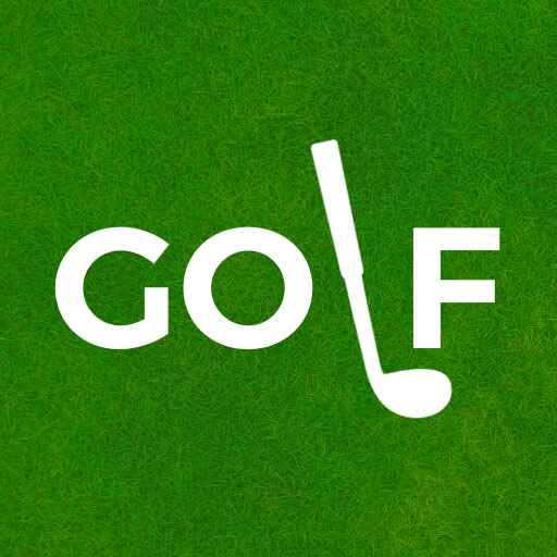 golf logo with green background 