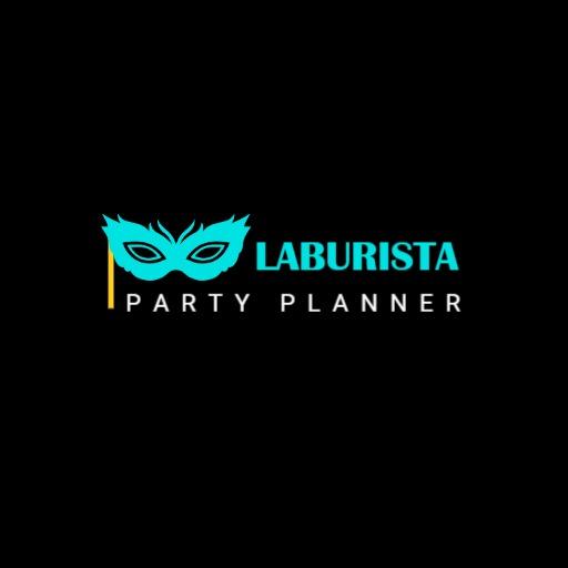 Green modern party planner event logo