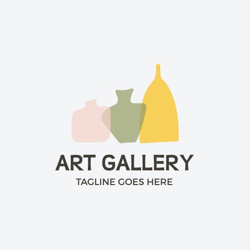 pottery pastel art logo