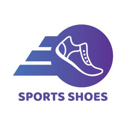  athletic logo in sports shoes design