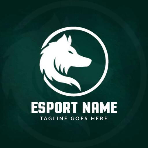 Esports logo with unicorn badge