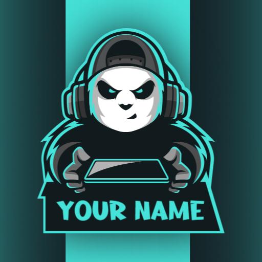 Cool cyan esports logo