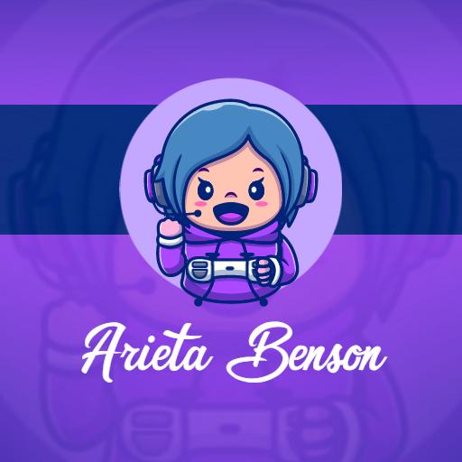 Purple girl avatar esports logo