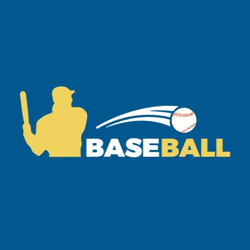Baseball logo in  modern  style