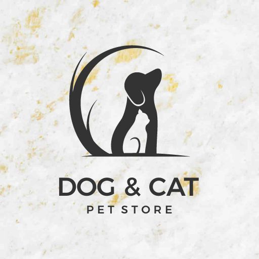 Negative Space Pet Logo Design Template