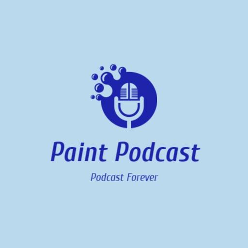 podcast logo in Artistic blue tone