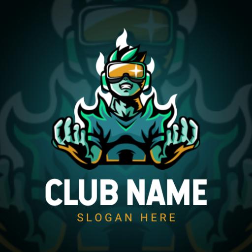 Esports logo with club mascot