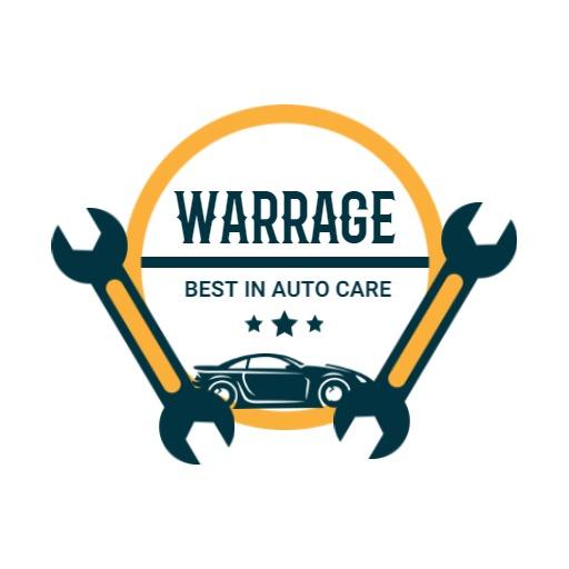Retro auto service garage logo