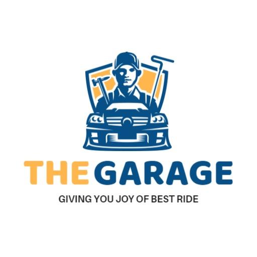 Classic style garage logo design