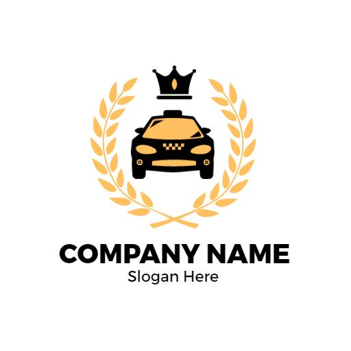 Gold royal premium car logo design