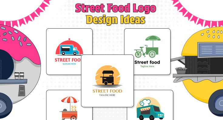 Street food logo design