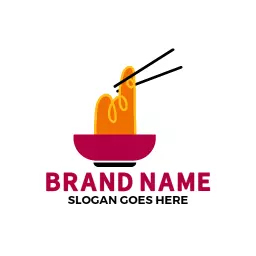 Radiant Noodle Soup Chinese Food Logo