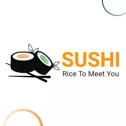 Black Chopsticks Sushi Logo