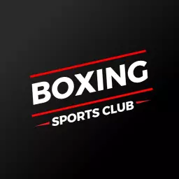 Boxing logo with black badge