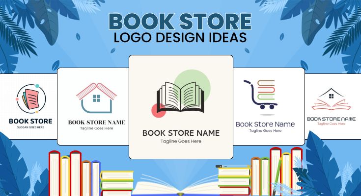 Book store logo design ideas