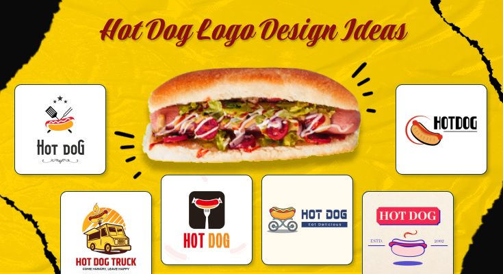Hot dog logo design ideas