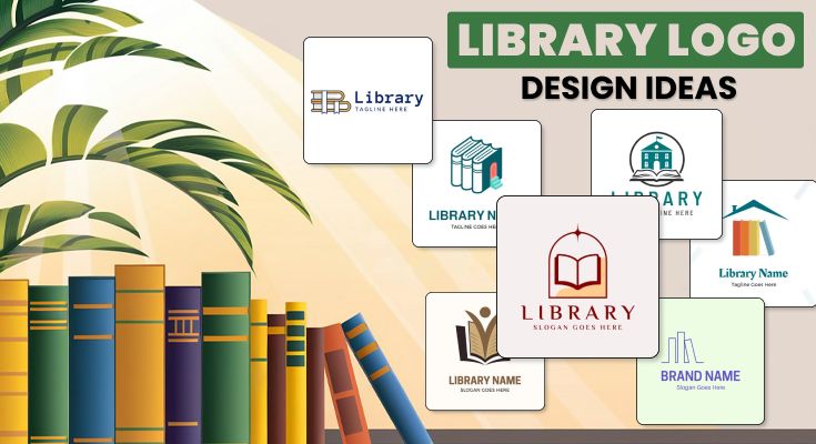Library logo design ideas