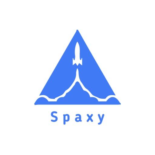 Blue airplane symbol clean triangle logo