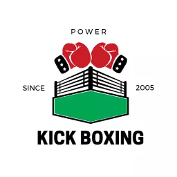 Retro badge boxing logo