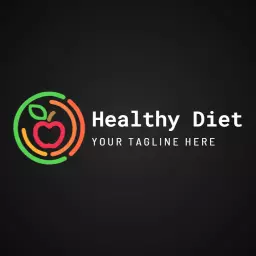 Healthy apple diet logo