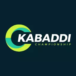 Green blue abstract kabaddi logo template