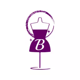 Elegant mannequin boutique fashion logo idea with monogram