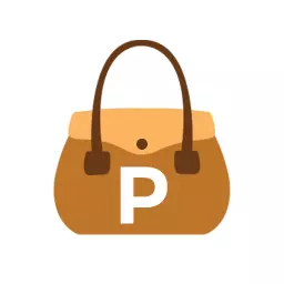 Handbag monogram fashion logo design for accessories brand