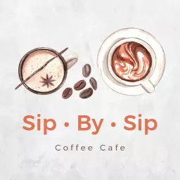 Latte art cafe logo design template